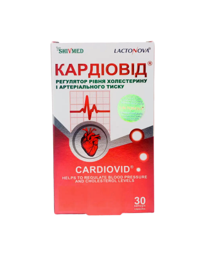 КАРДІОВІД (фітопрепарат для серця) Shivmed 30 капс.