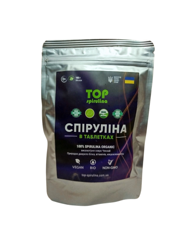 ТОП-Спіруліна (з озера Ченхай) у таблетках 100 г