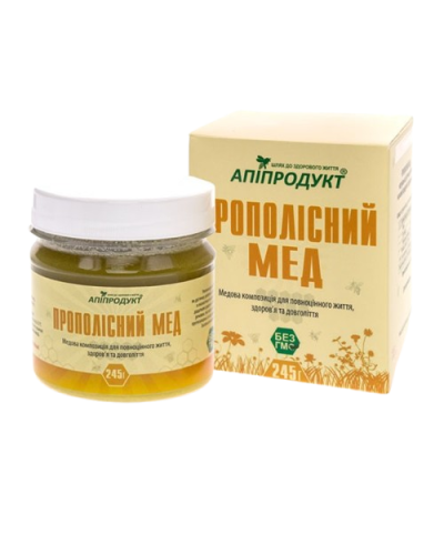 Прополісний мед Апіпродукт 245 г