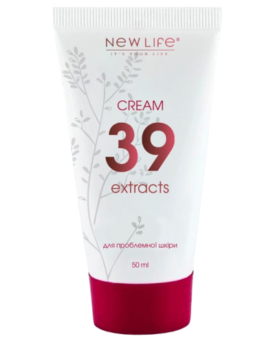 Крем для проблемної шкіри 39 екстрактів NEW LIFE 50 мл
