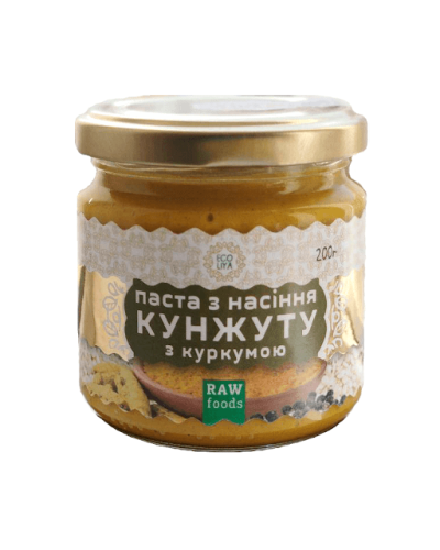 Паста з насіння кунжуту з куркумою Еколія 200 г