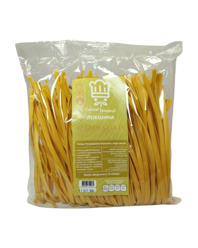 Лапша кукурузная (без глютена) "Світові традиції" 300 г