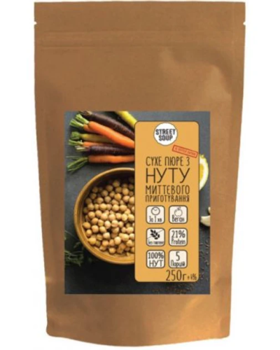 Пюре сухе з Нуту STREET SOUP дой-пак 250 г