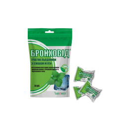 Льодяники БРОНХОВІД Shivmed м'ята 20 шт.
