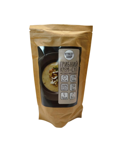 Крем-суп грибний STREET SOUP (дой-пак) 250 г