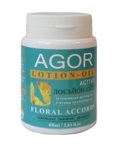 Лосьон-масло для стоп и пяток AGOR FLORAL ACCORDS 60 мл