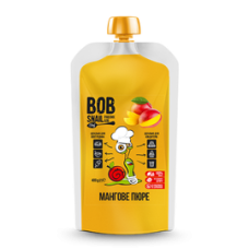 Натуральне фруктове пюре Bob Snail Манго 400 г