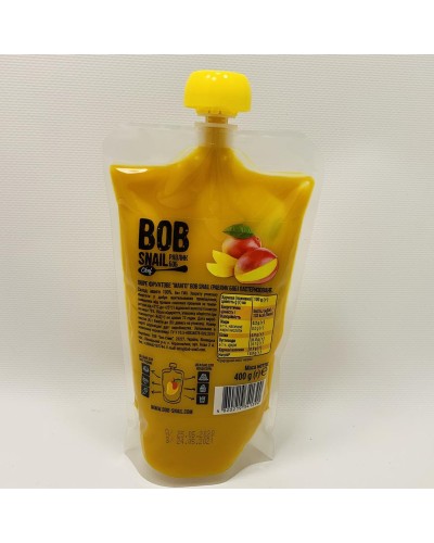 Натуральне фруктове пюре Bob Snail Манго 400 г