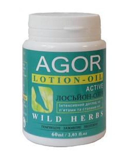 Лосьон-олія AGOR WILD HERBS для догляду за стопами та п'ятами 60 мл