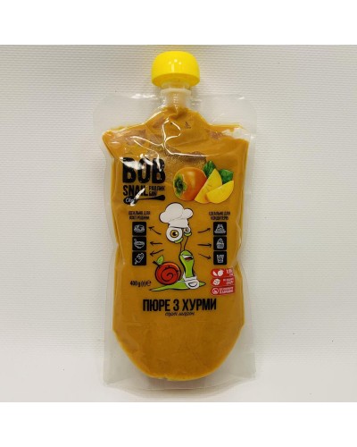 Натуральне фруктове пюре Bob Snail Хурма 400 г