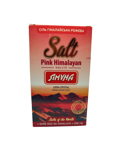 Сіль Гімалайська рожева, 200 г, Ямуна