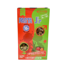 Макарони без глютену Pasta G 4 злаки з ламінарією та томатом ТМ Healthy Generation 240 г