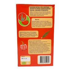 Макарони без глютену Pasta G 4 злаки з ламінарією та томатом ТМ Healthy Generation 240 г