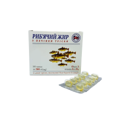 Риб'ячий жир з печінки тріски Garmonia 100 капсул по 500 мг Ісландія-Україна