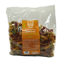 Макарони-спиральки рисові овочеві (без глютену) Світові Традиці 500 г