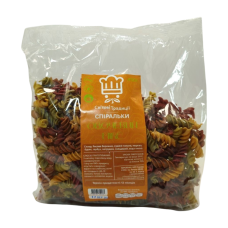 Макарони-спиральки рисові овочеві (без глютену) Світові Традиці 500 г