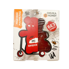 Мармелад натуральний на меду "Мі" (вишня), 100 г, ТМ ONUKA HONEY