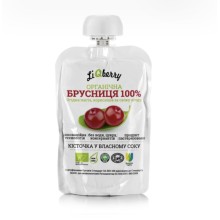 Бруснична паста LiQberry дой-пак 100 мл