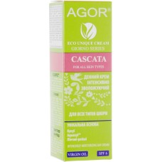 Крем денний інтенсивно зволожуючий CASCATA AGOR, 6 SPF, 50 мл (літня серія)