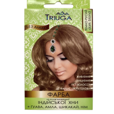 Натуральна фарба для волосся на основі хни темно-русявий TRIUGA 25 г