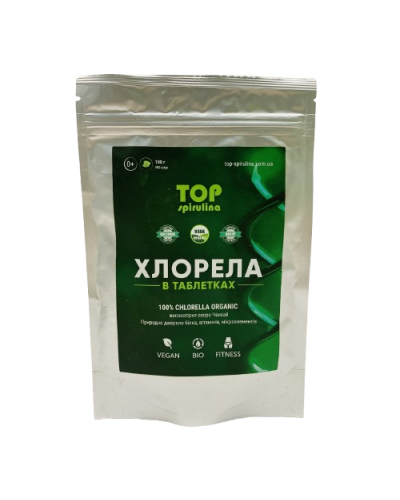 ТОП-Хлорела (з озера Ченхай) у таблетках 100 г