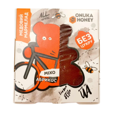 Мармелад натуральний на меду "Міхо" (абрикос), 100 г, ТМ ONUKA HONEY