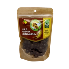 Натуральні цукерки-драже "Цілюща бджілка" з женьшенем, 150 г