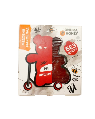Мармелад натуральний на меду "Мі" (вишня) ТМ ONUKA HONEY 100 г