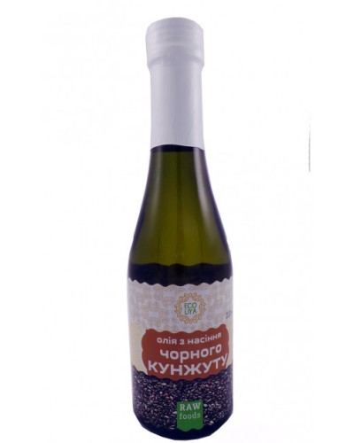 Олія чорного кунжуту Еколія холодного віджиму 200 мл