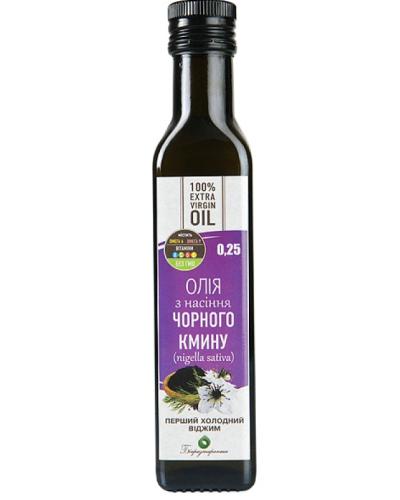 Олія чорного кмину nigella sativa ТМ БіоРозторопша 250 мл