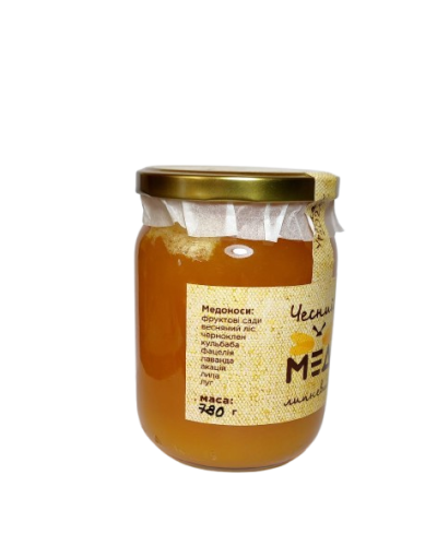 Мед "Чесний мед" липневий 2025 р. 780 г