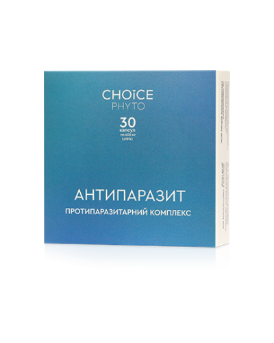 АНТИПАРАЗИТ Choice – протипаразитарний комплекс 30 капc.