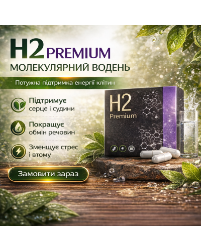 Молекулярний водень H2Premium 30 капсул