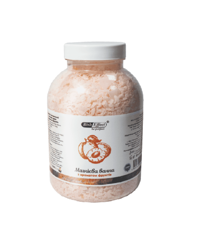 Магнієві ванни BishEffect з ароматом фруктів Бішофіт Полтавський 1000 г