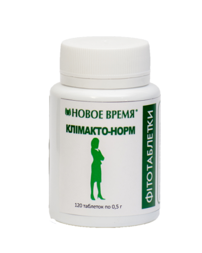 Фітотаблетки Клімакто-норм Новий Час 120 шт.