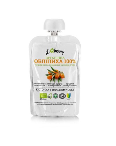 Обліпихова паста LiQberry дой-пак 100 мл