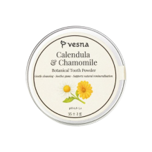 Зубний порошок VESNA заспокійливий Календула и Ромашка 35 г