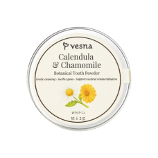 Зубний порошок VESNA заспокійливий Календула и Ромашка 35 г